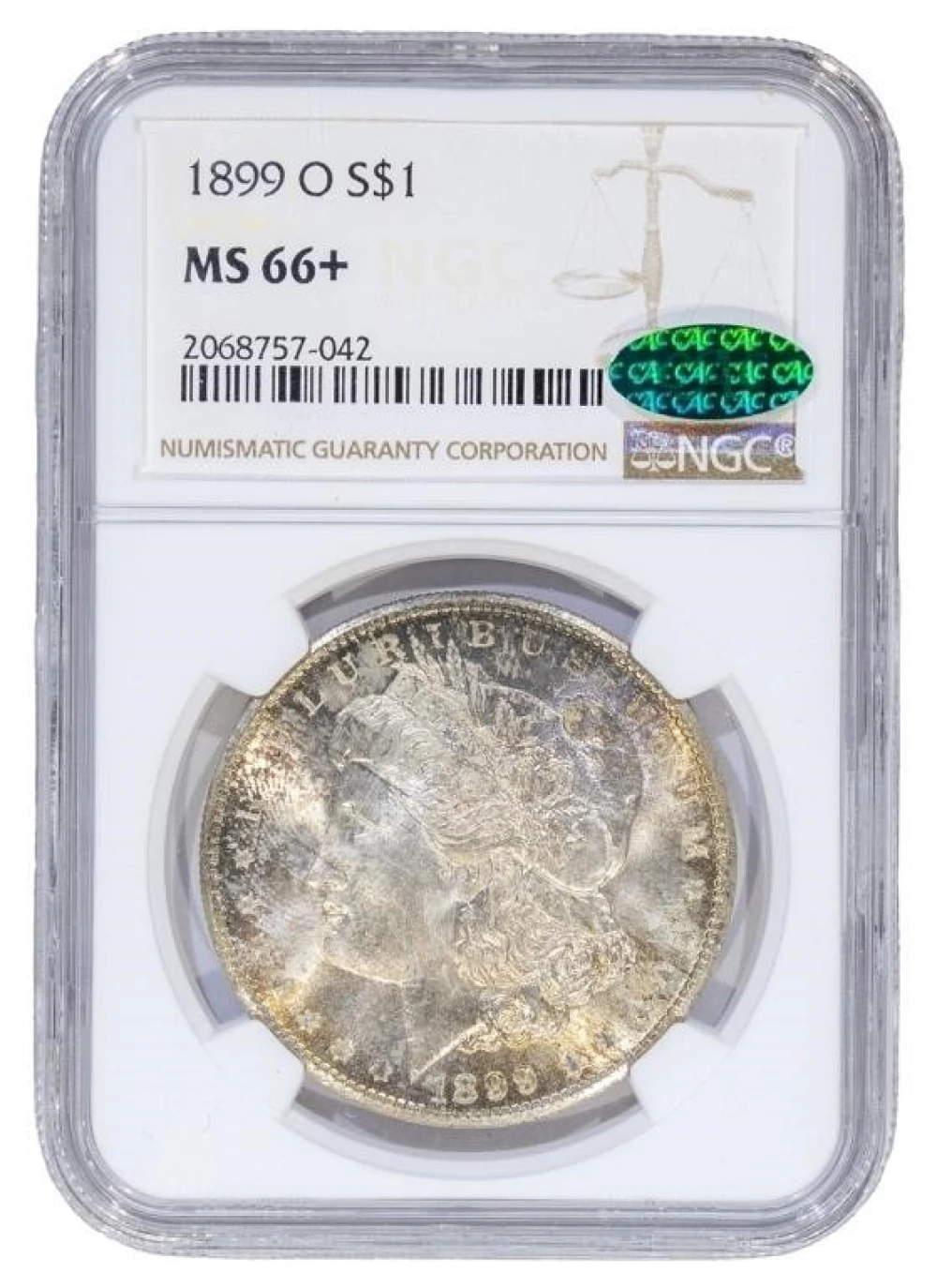 NGC MS-66+ 1899-O Morgan Dollar