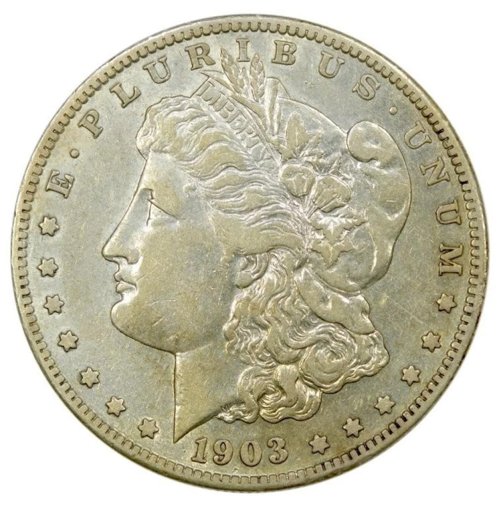 EF/AU-45 1903-S Morgan $1