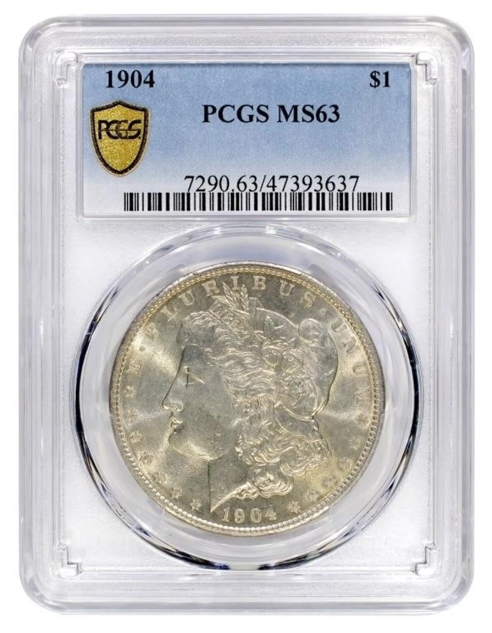 PCGS MS-63 1904 Morgan $1