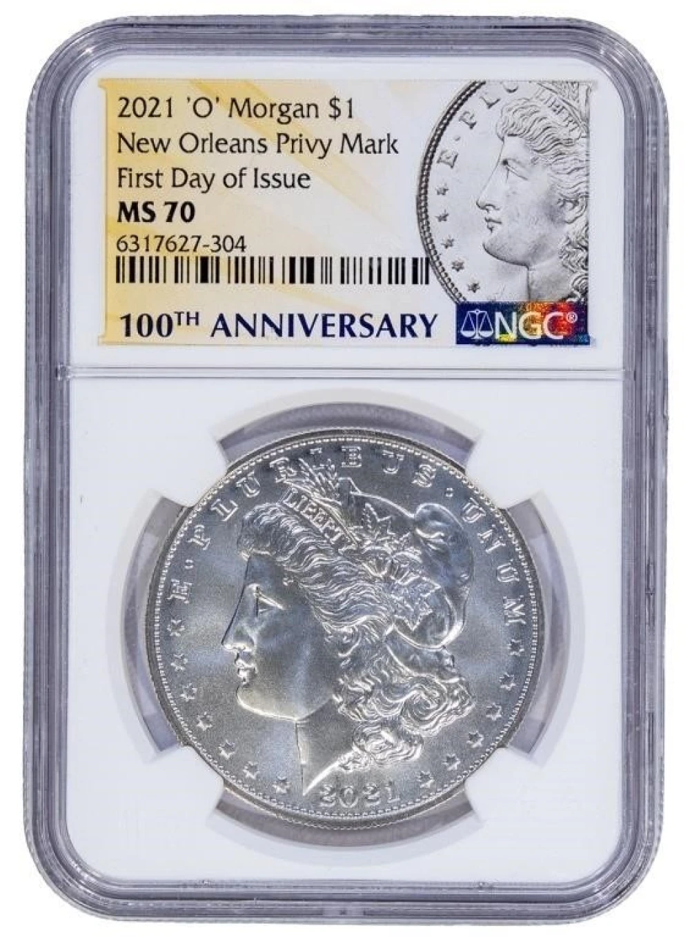 NGC MS-70 2021-O Morgan Dollar