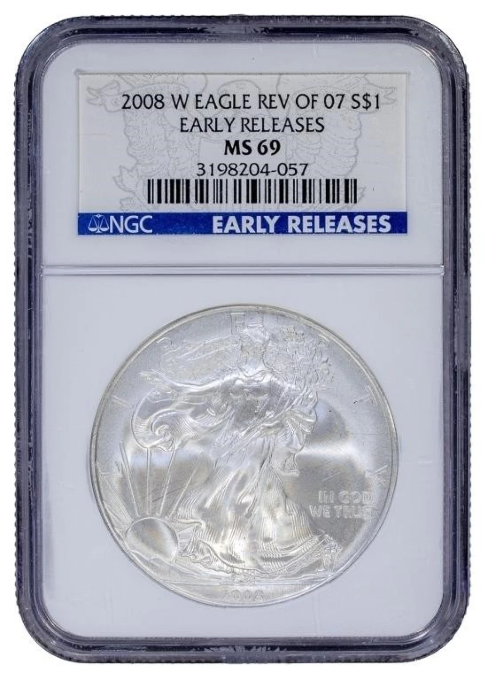 A 2nd NGC MS-69 2008-W Reverse of '07