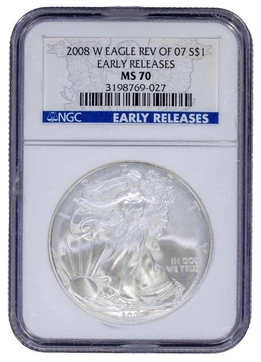 A 2nd NGC MS-70 2008-W Reverse of '07