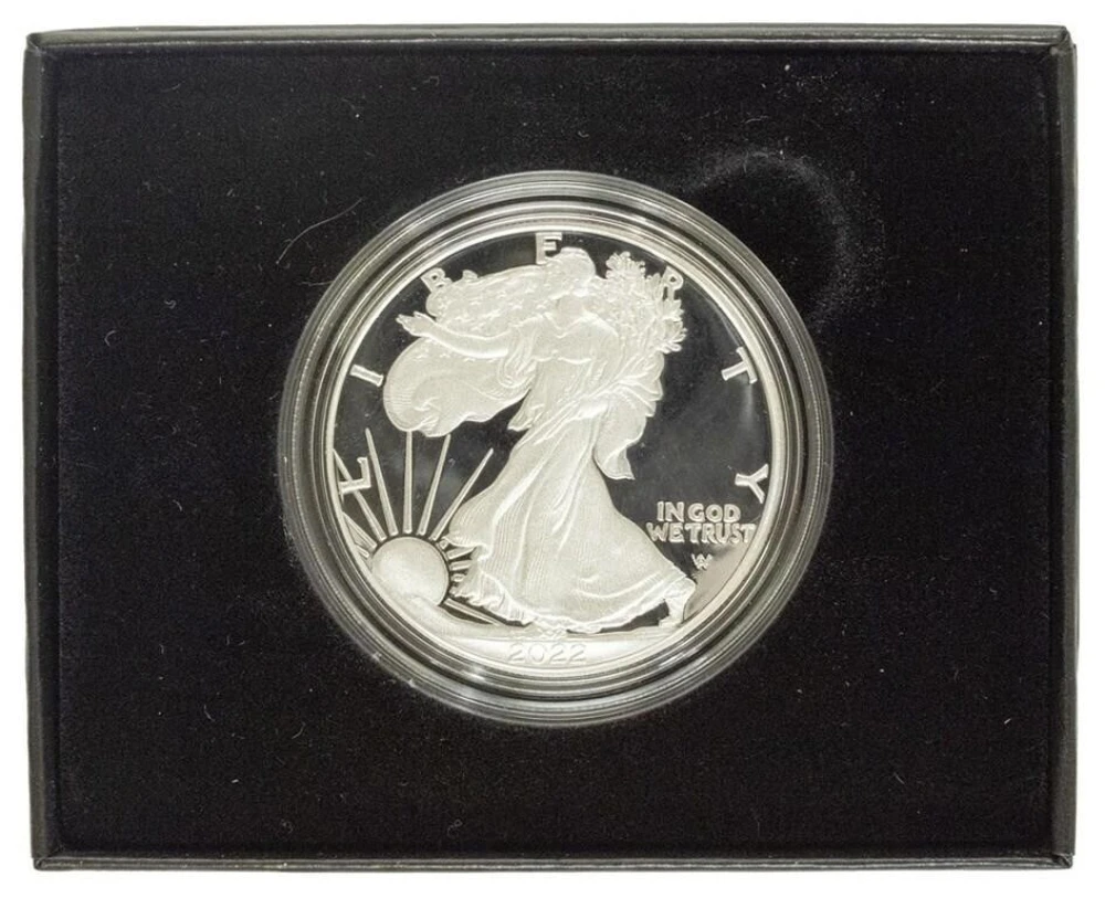 Gem Proof 2022-W Proof American Eagle $1