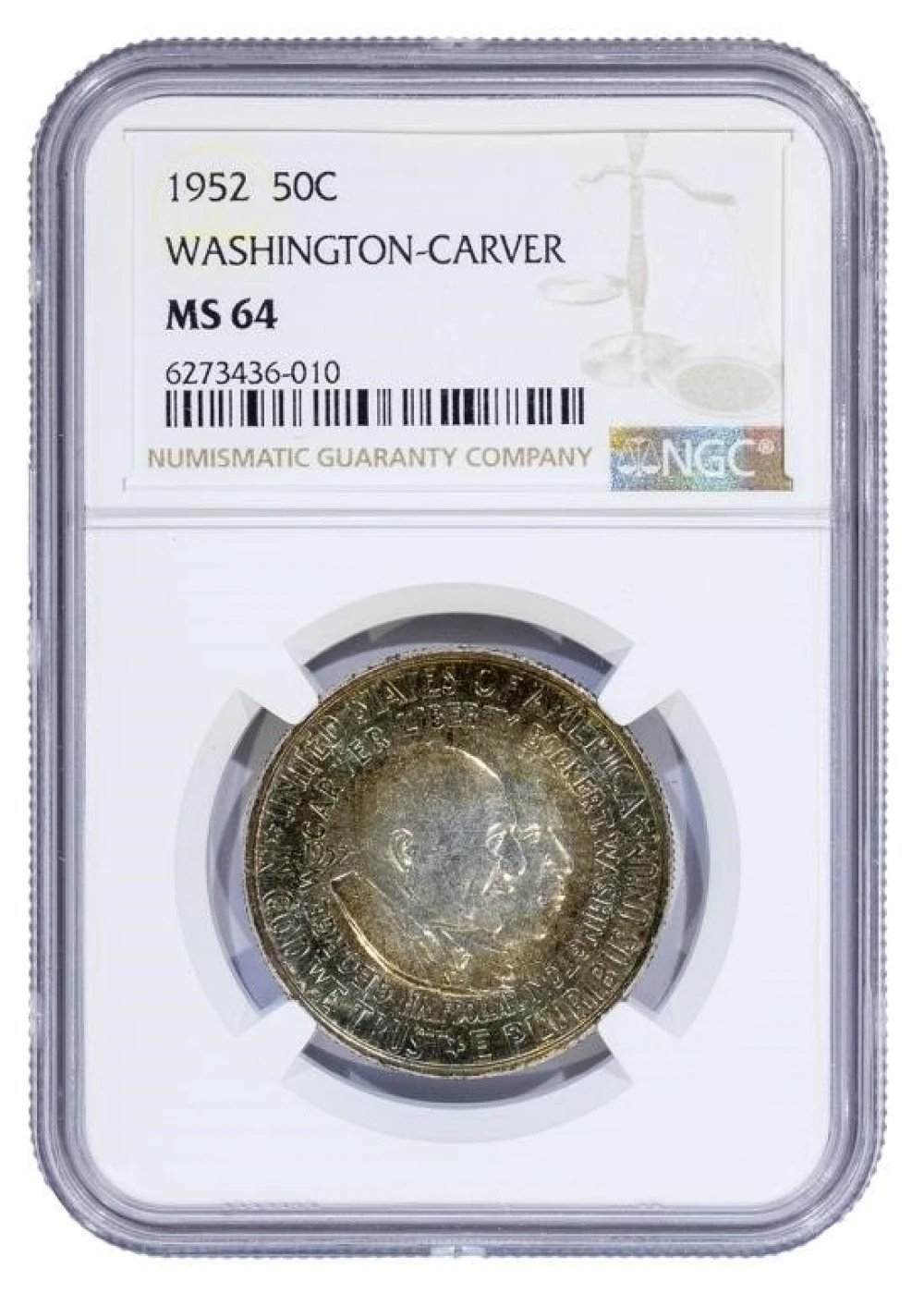 Pretty NGC MS-64 Wash/Carver Commemorative