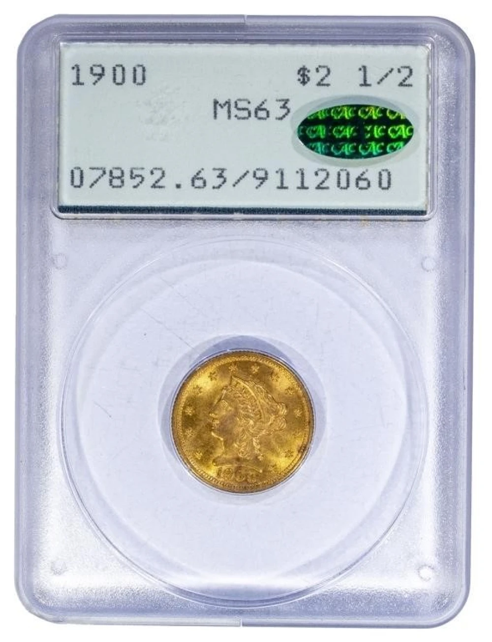 PCGS MS-63 1900 Gold $2.50