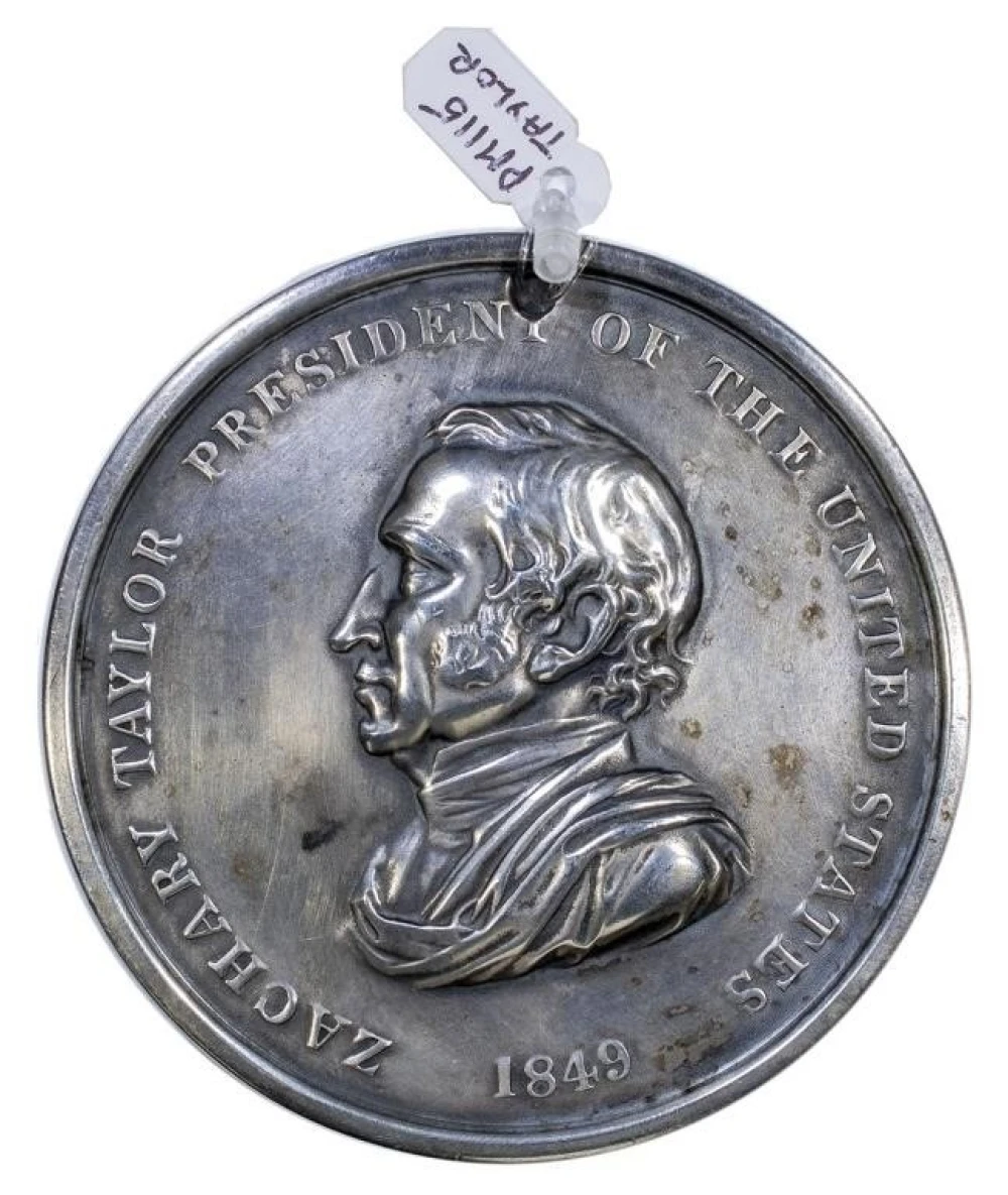 Early Silver Restrike 1849 Zachary Taylor Medal