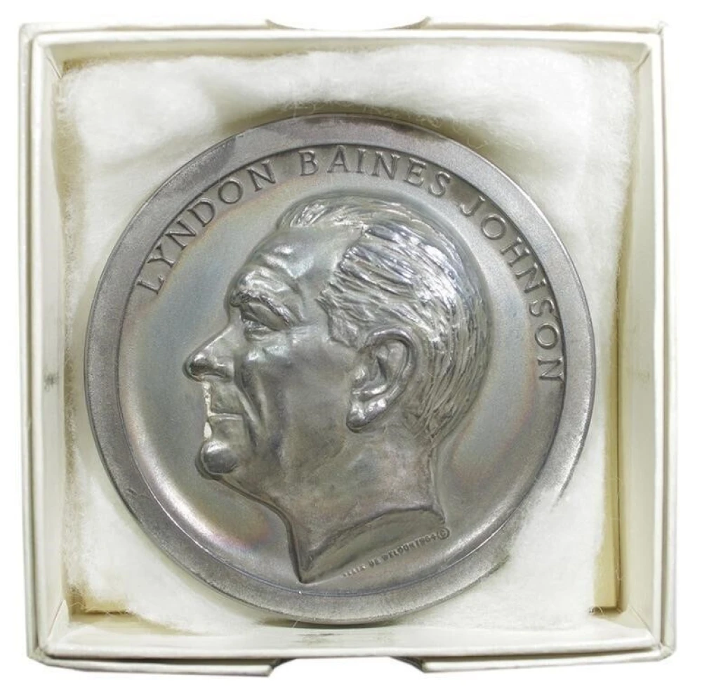 Lyndon Johnson Silver Inaugural Medal