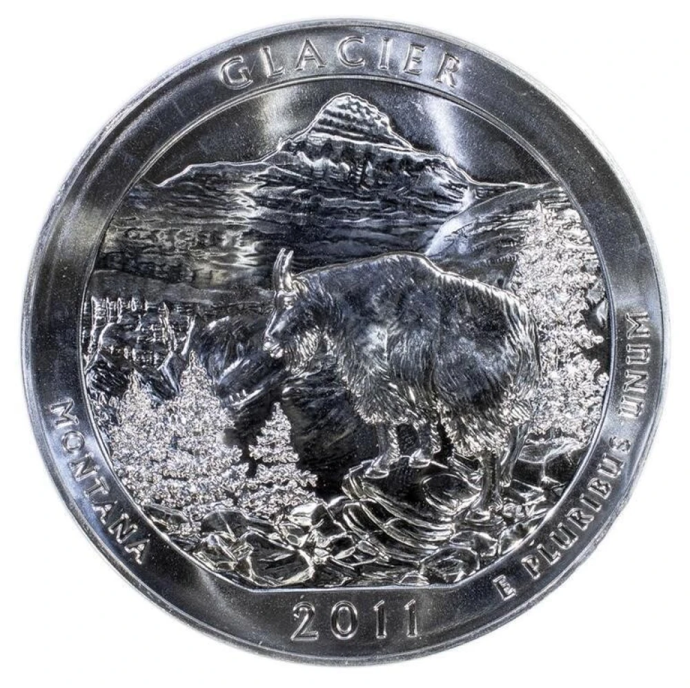 2011 Glacier Park Montana ATB 5 oz "Quarter"