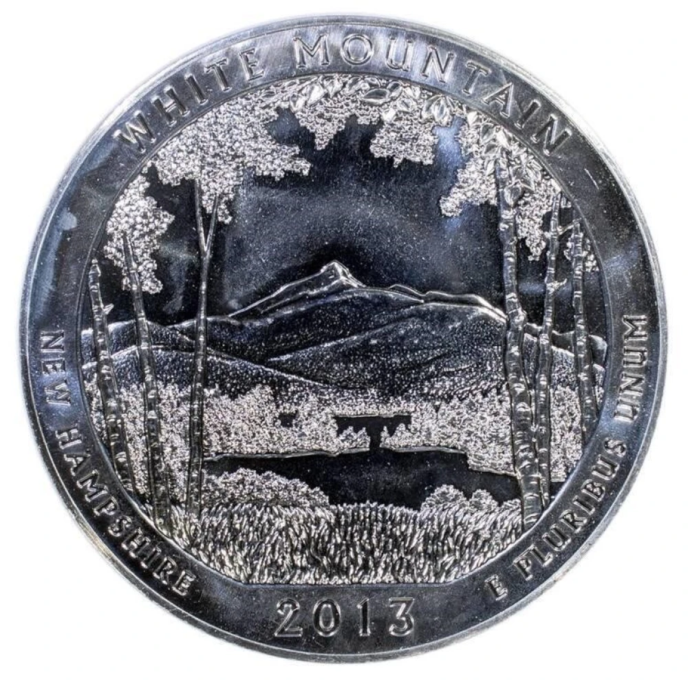 2013 White Mountains New Hampshire 5 oz "Quarter"