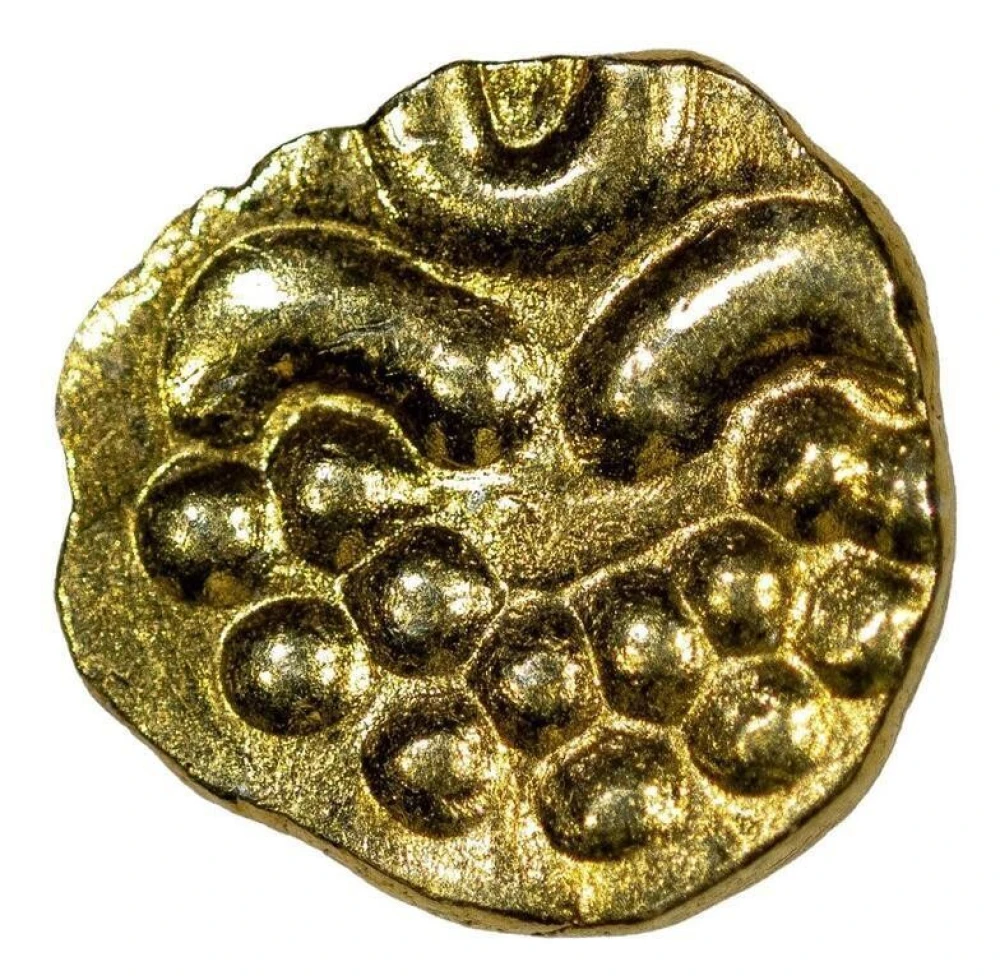 India. Travancore. 17th-Century Gold Fanam