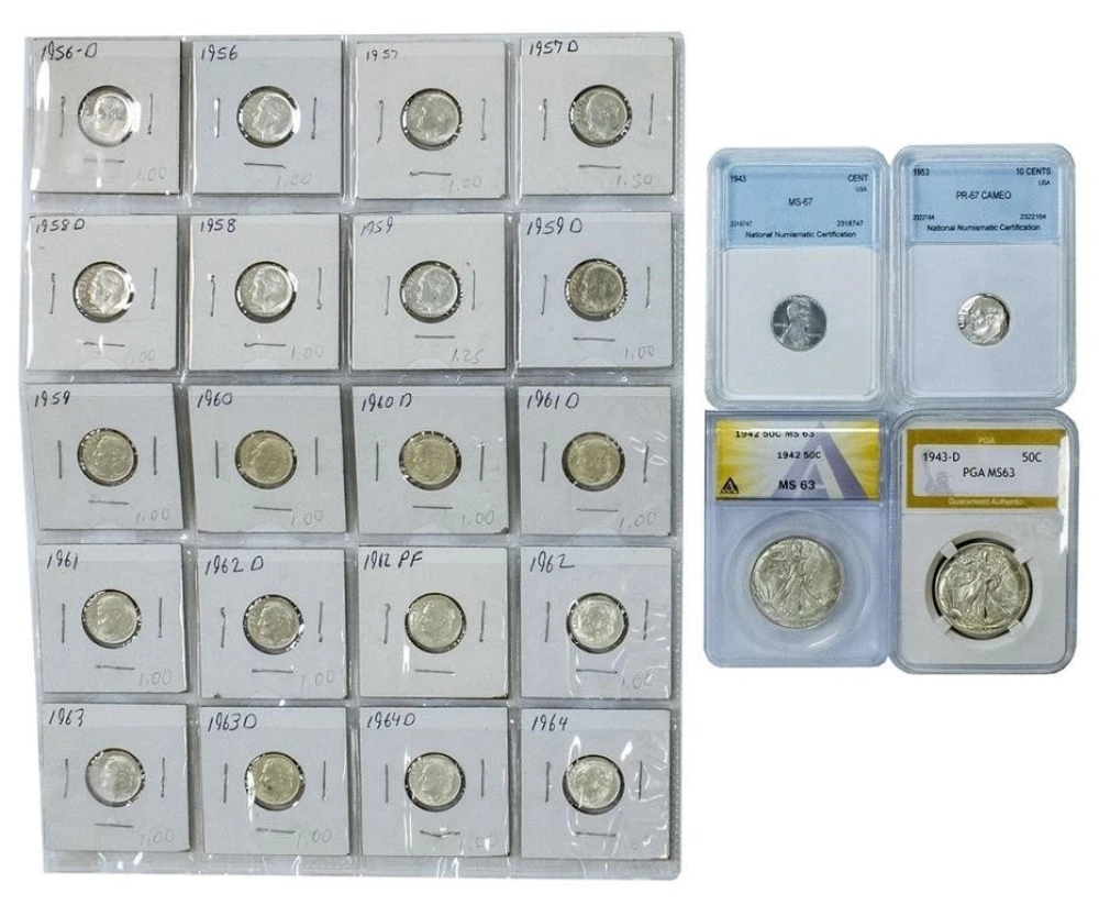 Mostly Silver Mixed Type Lot