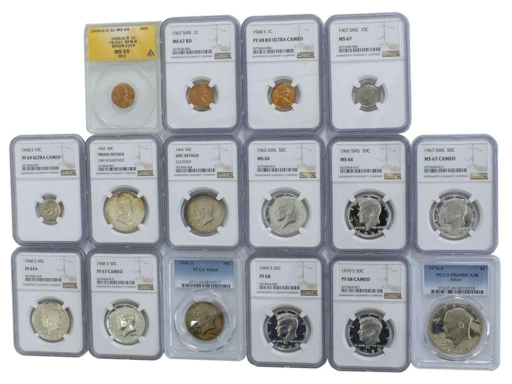 16 Coin Certified Lot