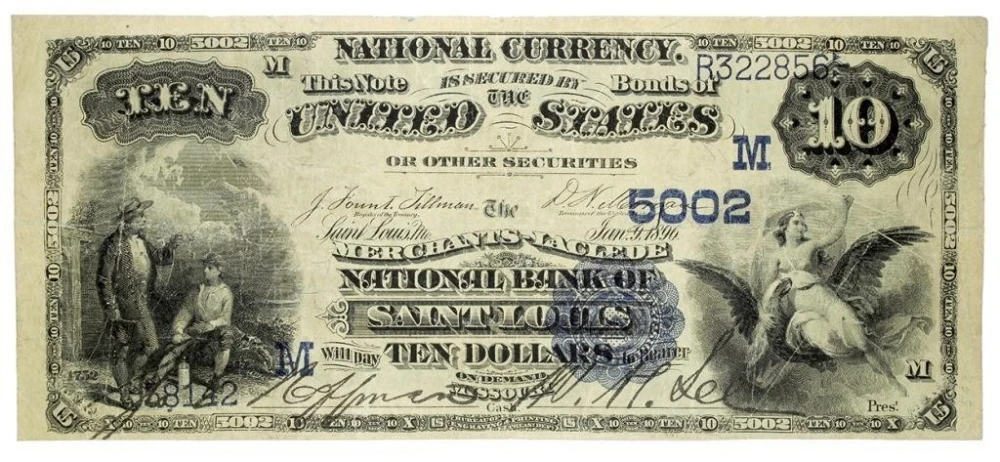 Missouri. St. Louis. Fine to VF $10
