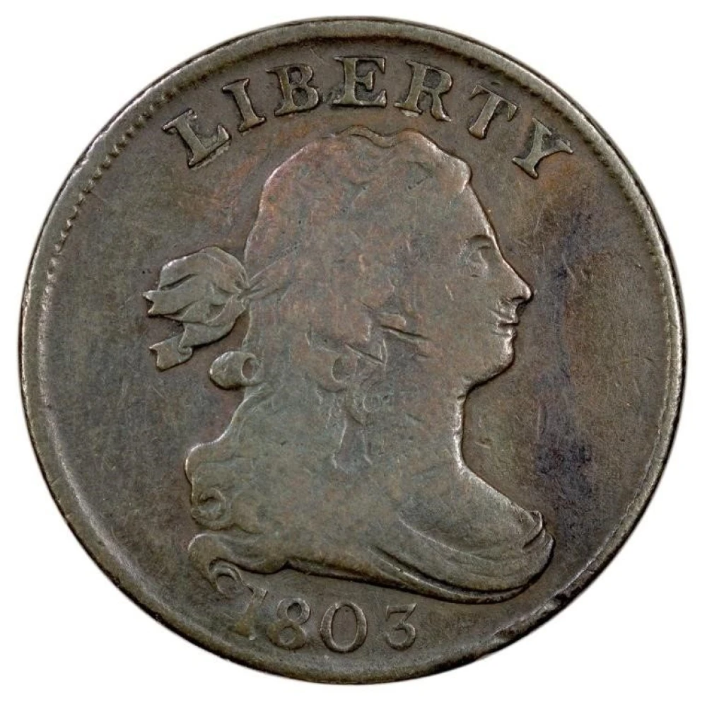F-12 1803 Half Cent