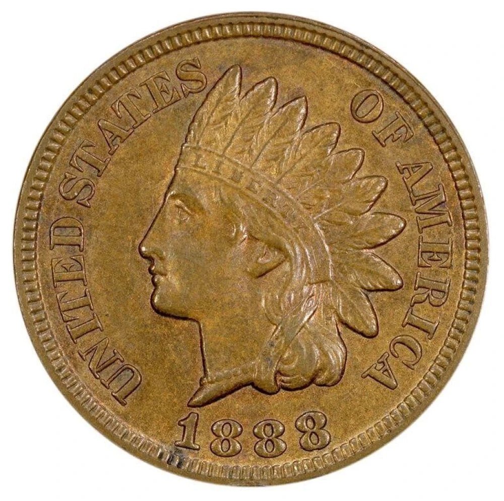 Brown Unc-60 1888 Cent