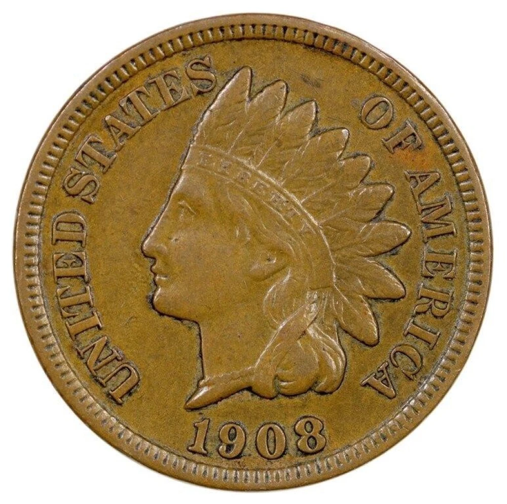 EF-45 1908-S Indian Cent