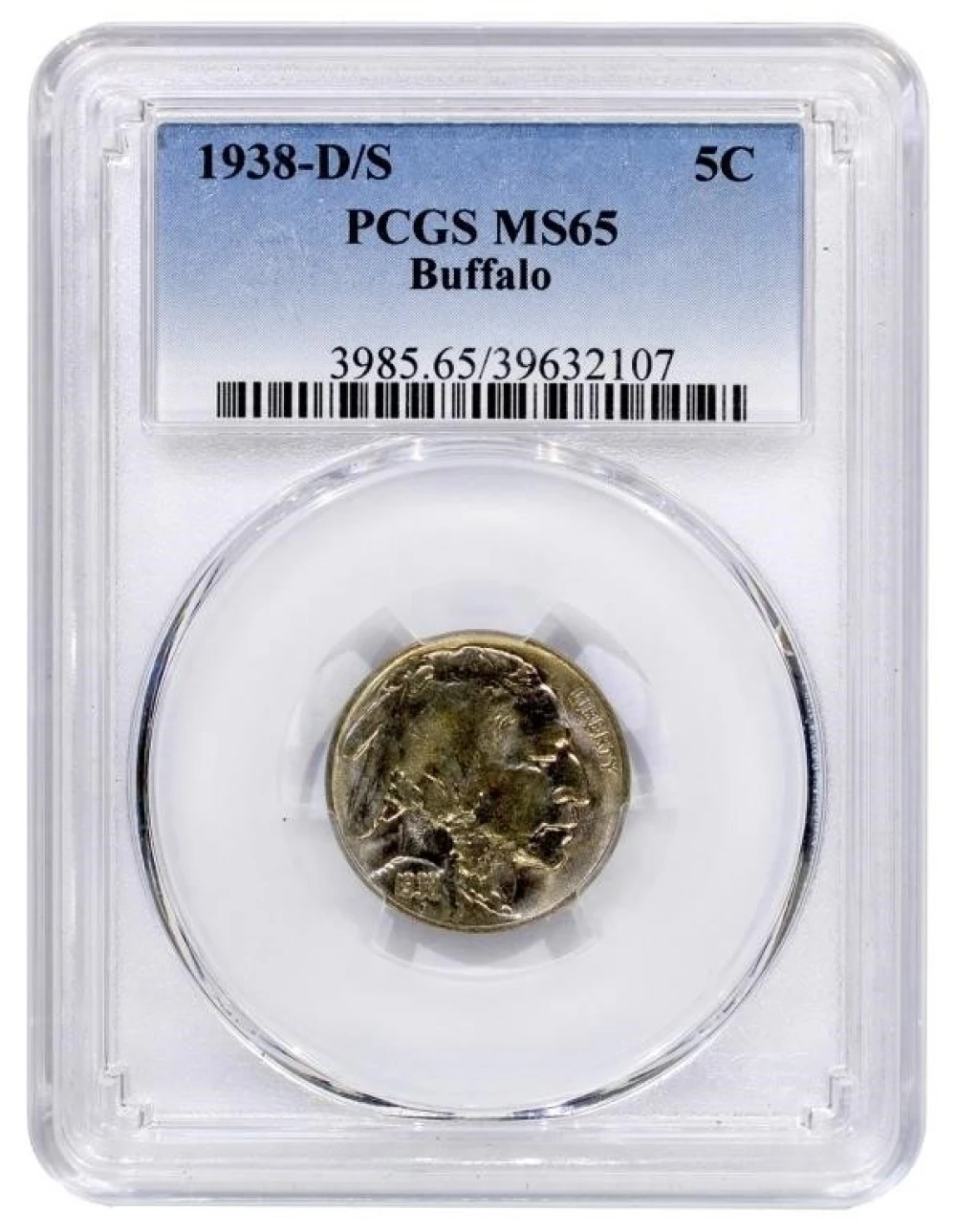 PCGS MS-65 1938-D/S Nickel