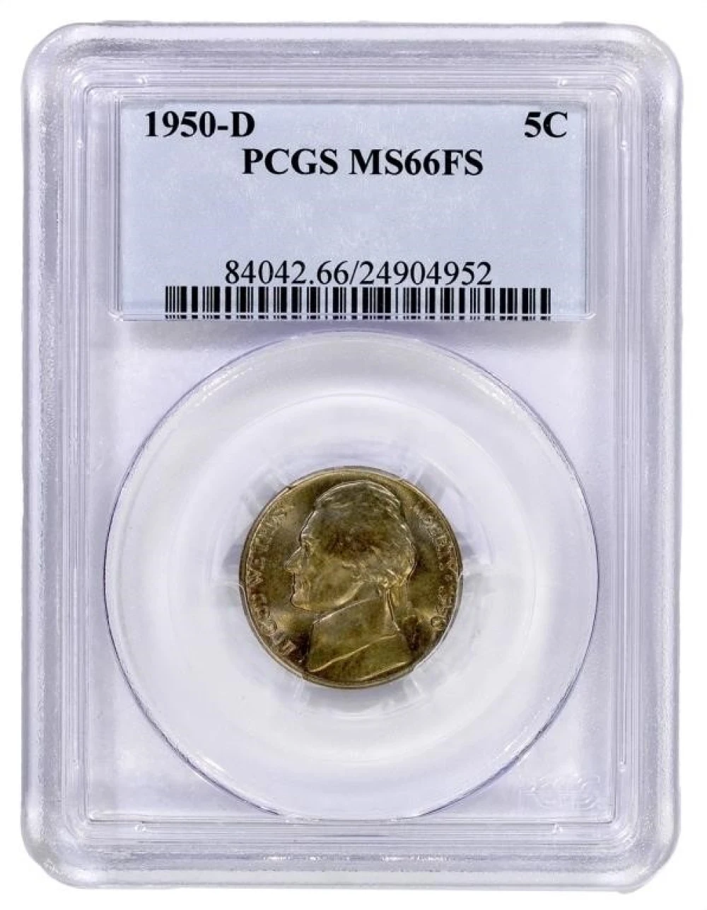 PCGS MS-66 FS 1950-D Nickel