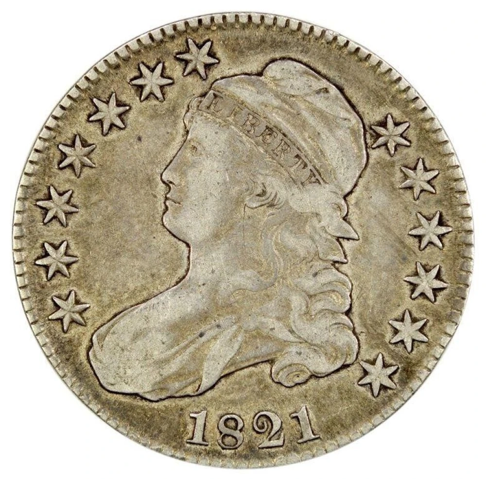 Fine-VF 1821 Half Dollar