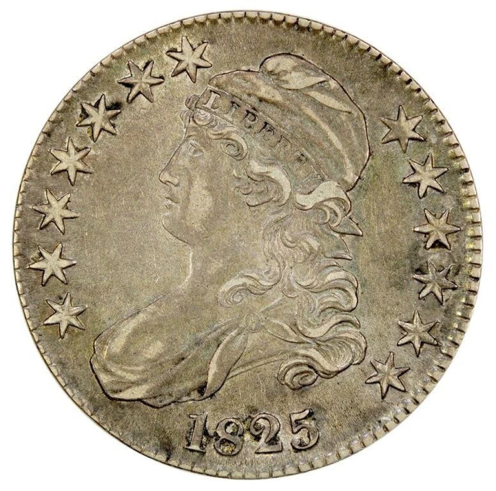 AU-50 1825 Half Dollar