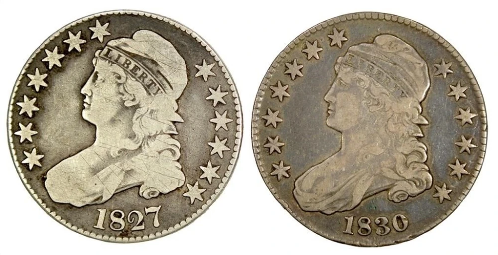 Capped Bust Half Dollar Duo