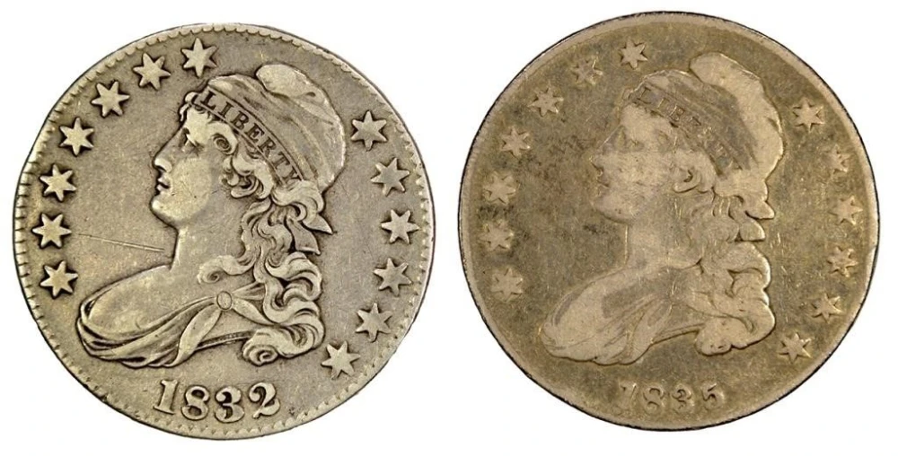 Capped Bust Half Dollar Pair