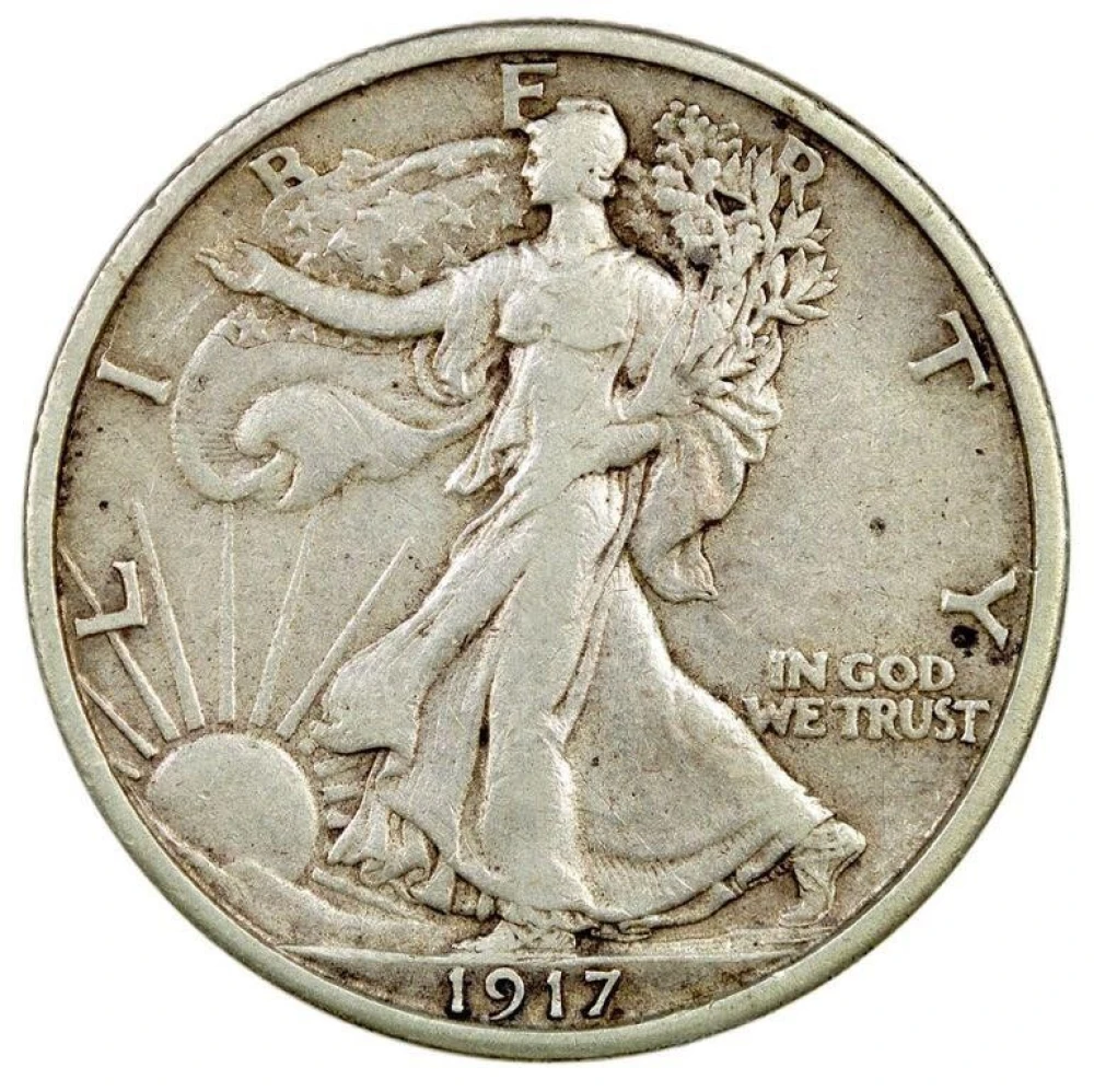 EF-40+ 1917-S Half Dollar