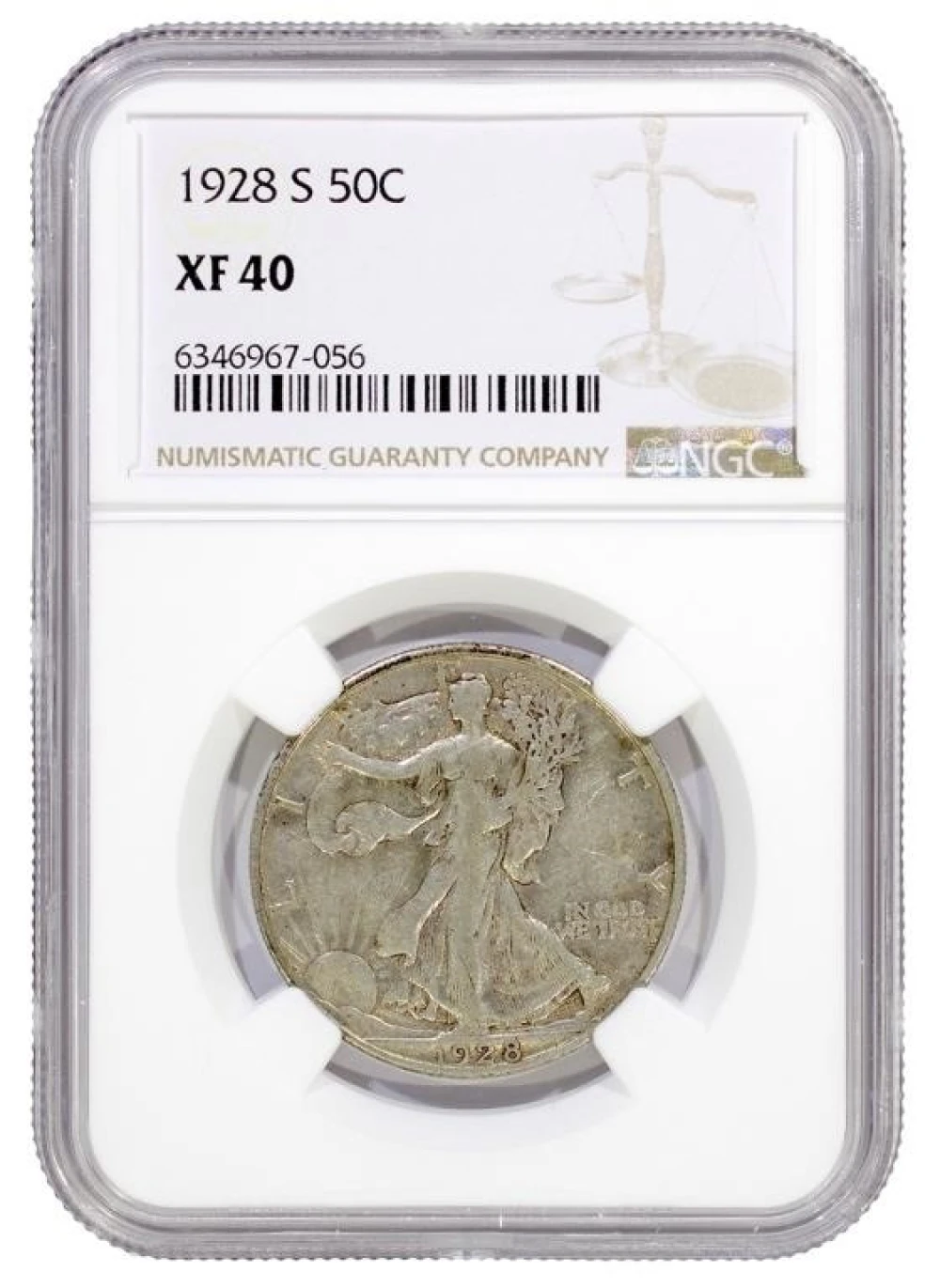 NGC EF-40 1928-S Half Dollar