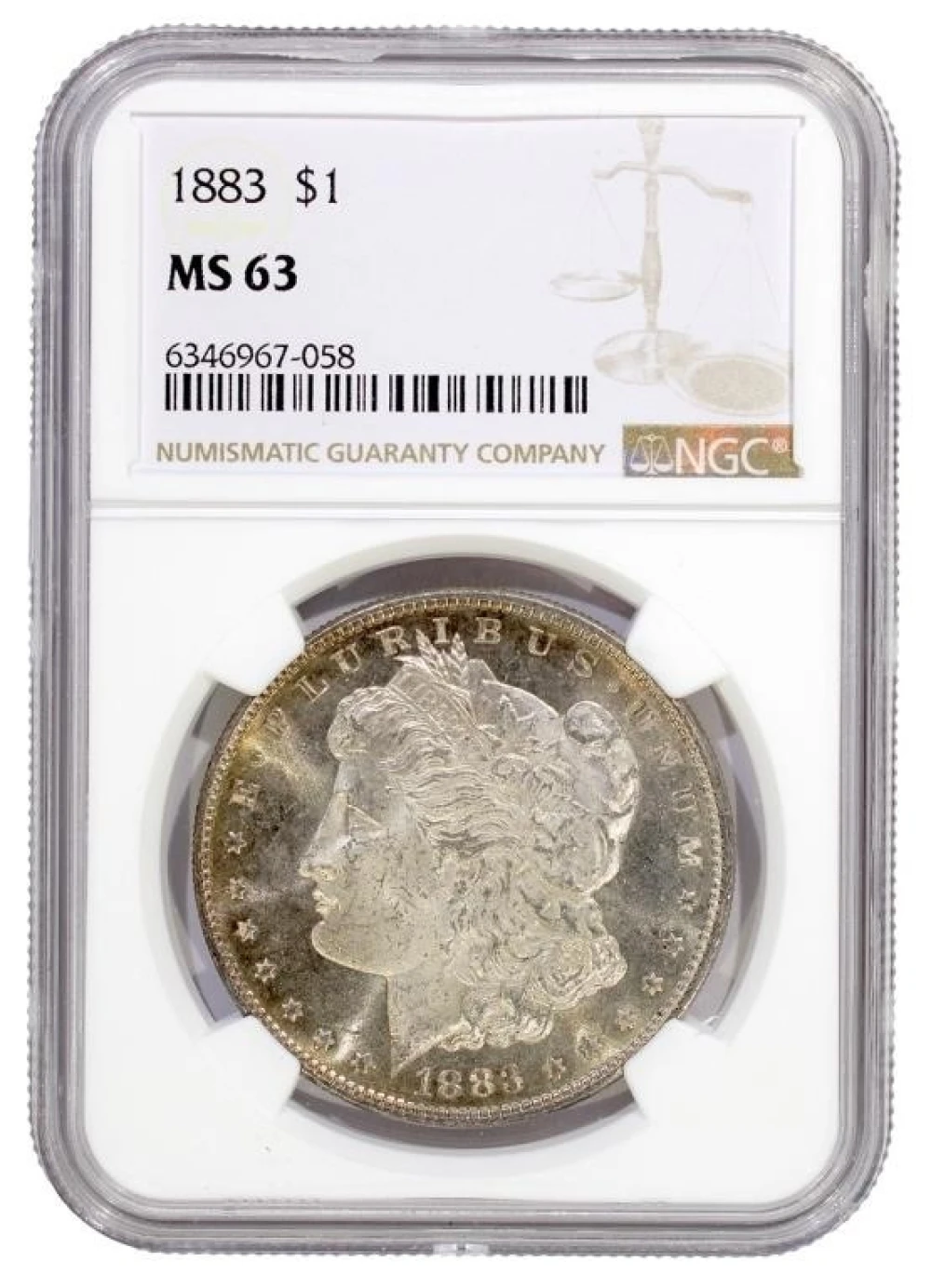 NGC MS-63 1883 Morgan Dollar