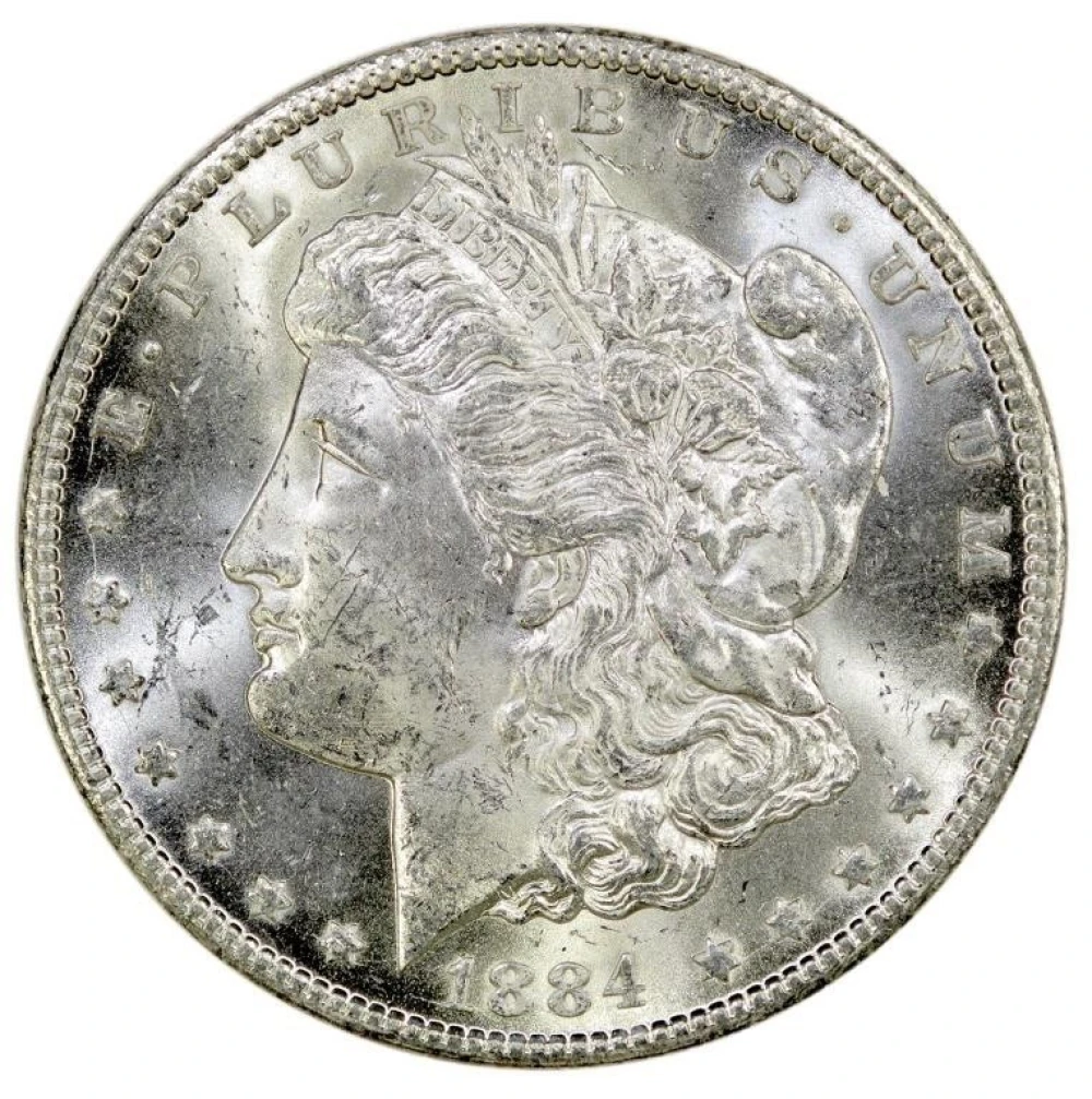 A 2nd MS-62 1884-CC Morgan $1