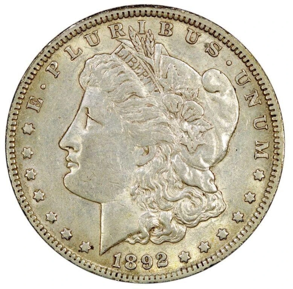 AU-50 or Finer 1892-O Morgan Dollar
