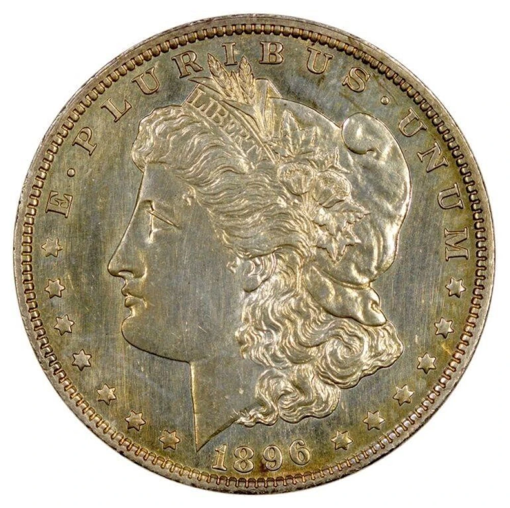 Proof-60+ 1896 Morgan Dollar