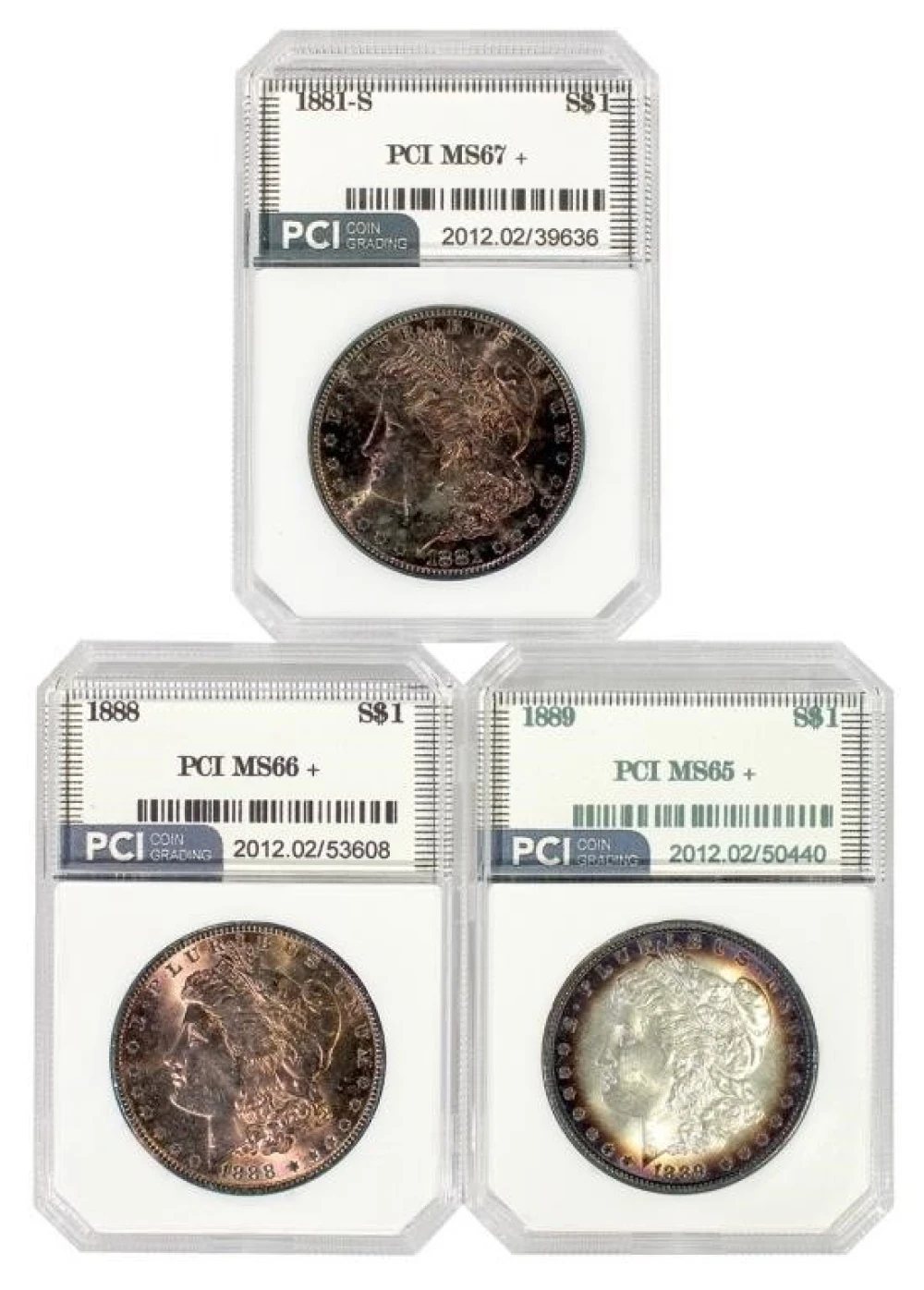Another 3 Generic Certified Morgan $1