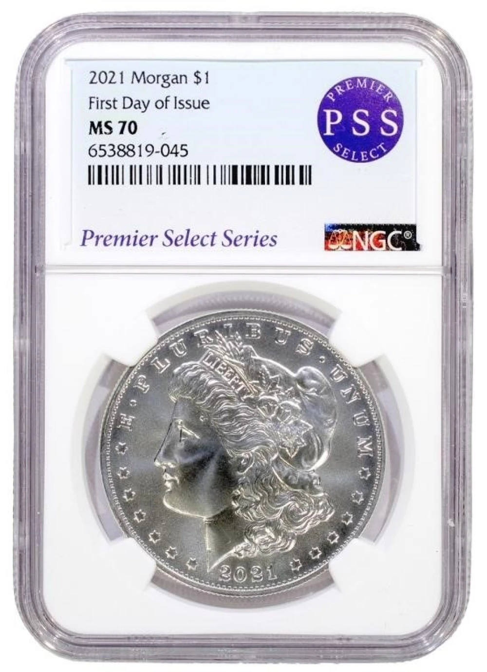 NGC MS-70 2021 Morgan Dollar