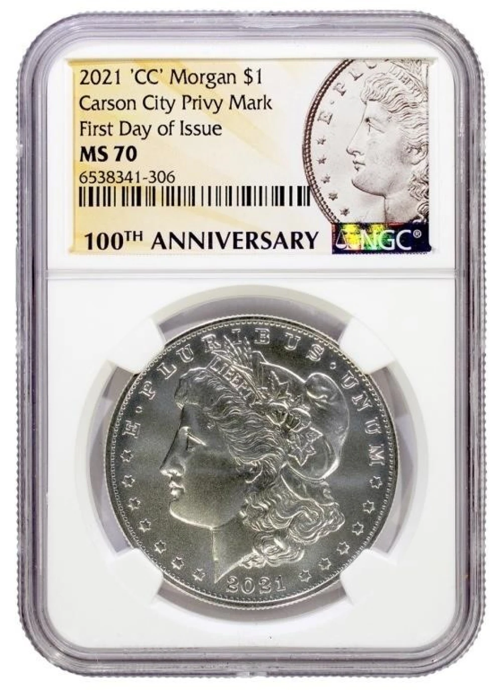 NGC MS-70 2021-CC Morgan Dollar