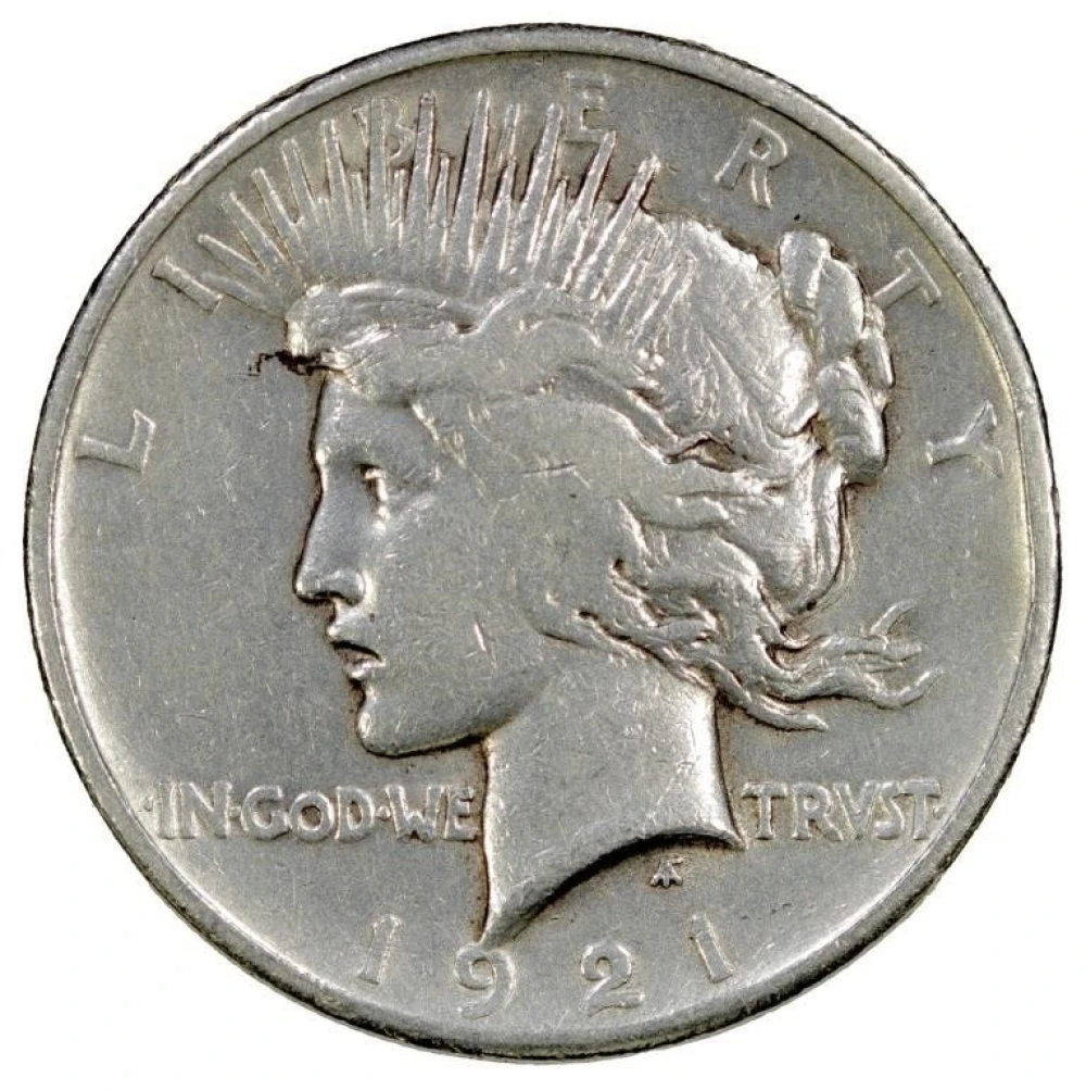 VF-20 Details 1921 Peace Dollar