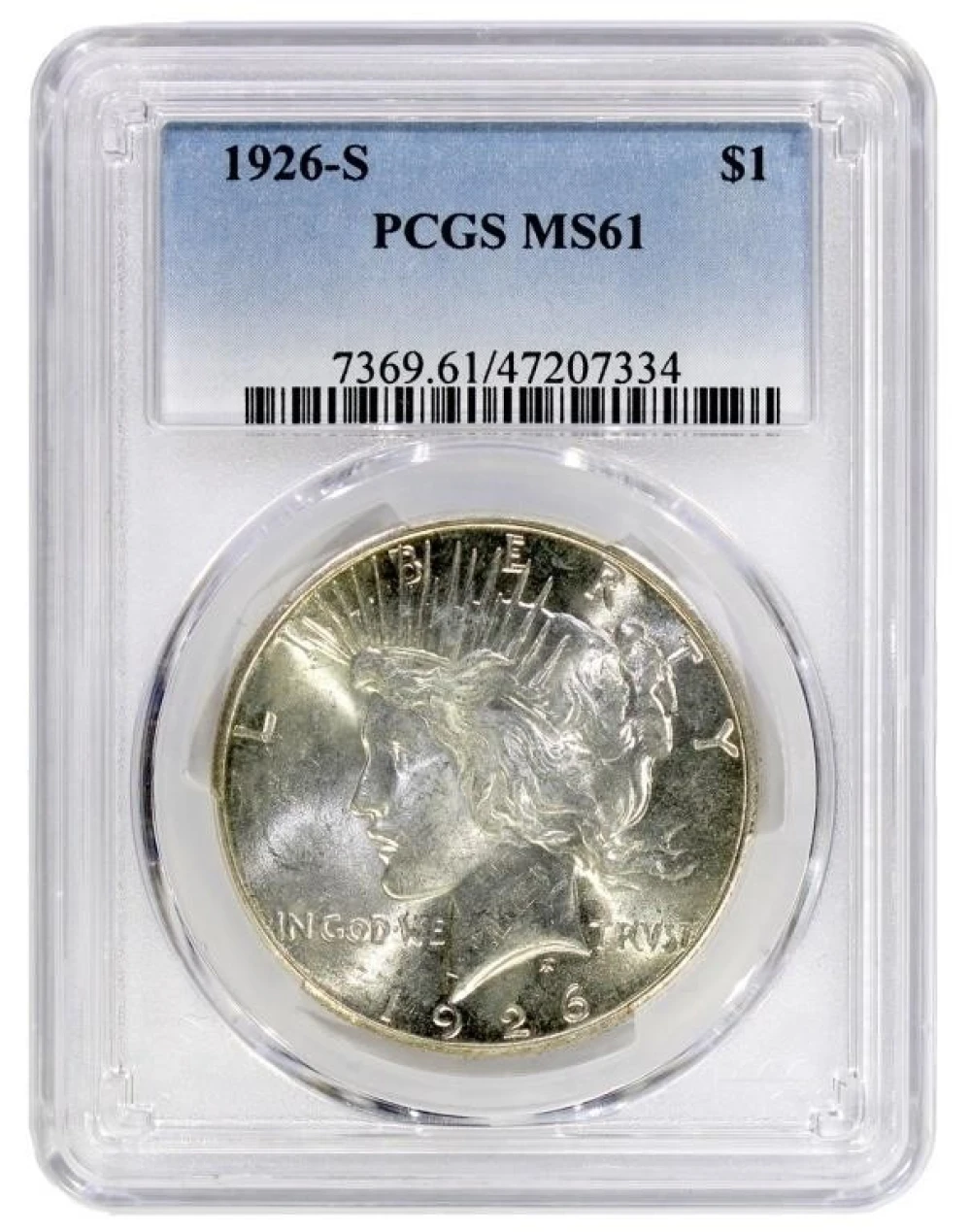 PCGS MS-61 1926-S Peace $1
