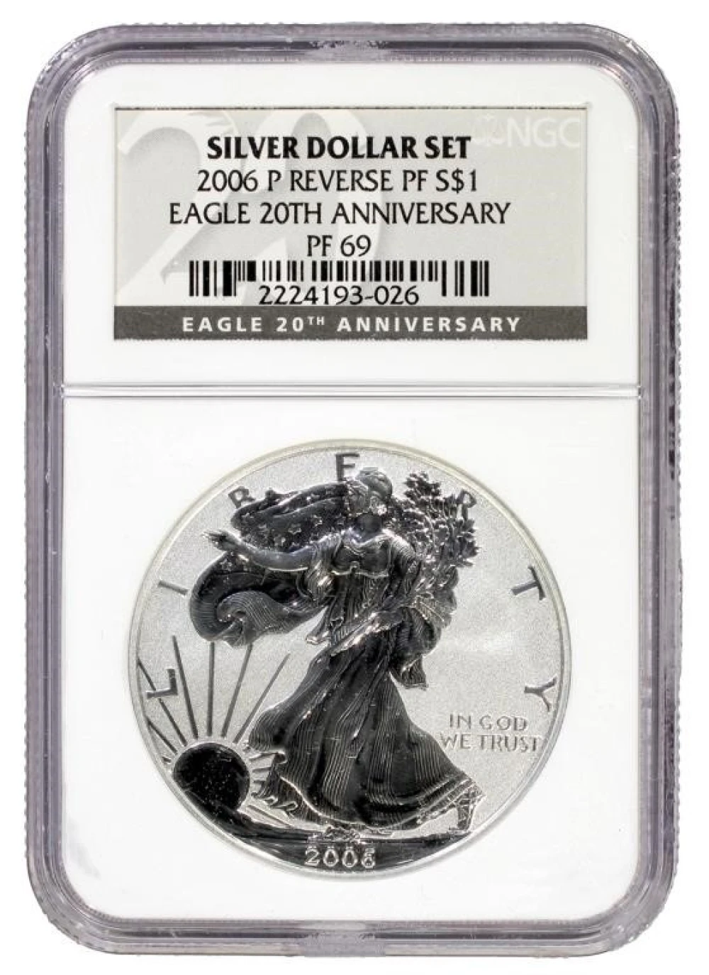 A 2nd 2006-P NGC PF-69 Rev. Proof Silver Eagle