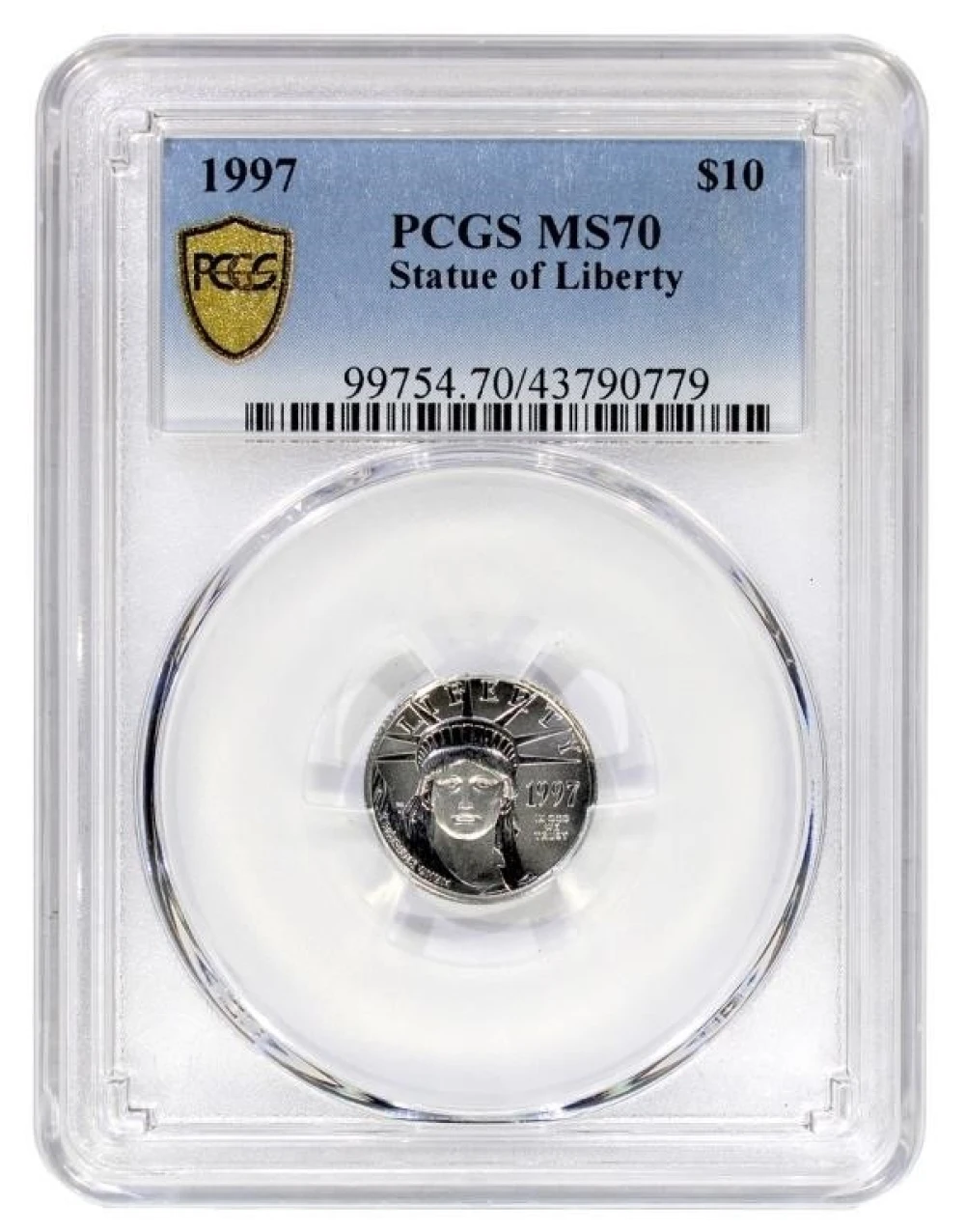 PCGS MS-70 1997 1/10 Platinum Eagle