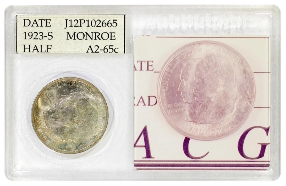 ACG-65 1923-S Monroe Doctrine Half Dollar