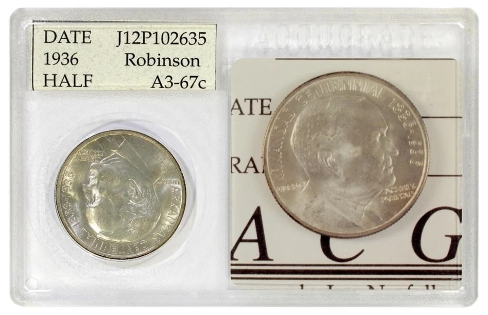 ACG-67 1936 Robinson-Arkansas Half Dollar