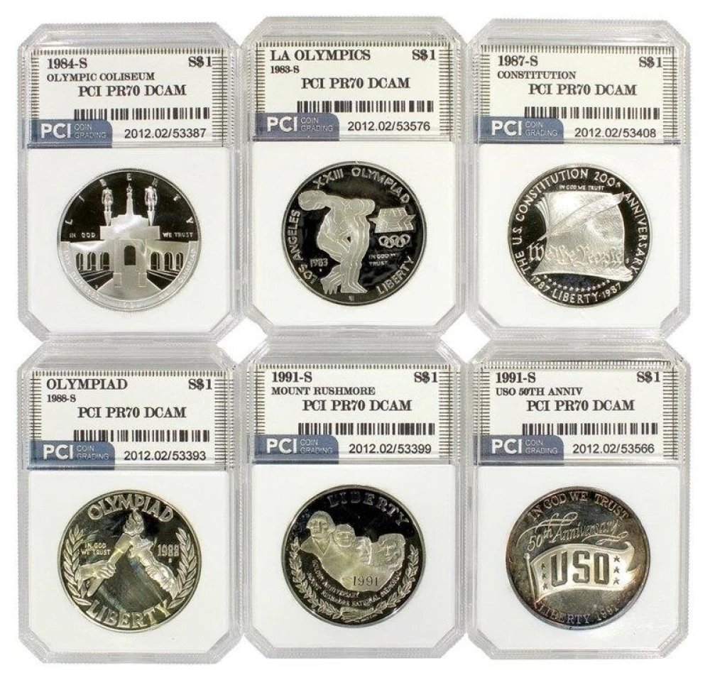 Another 6 Different PCI PR-70 Commemoratives