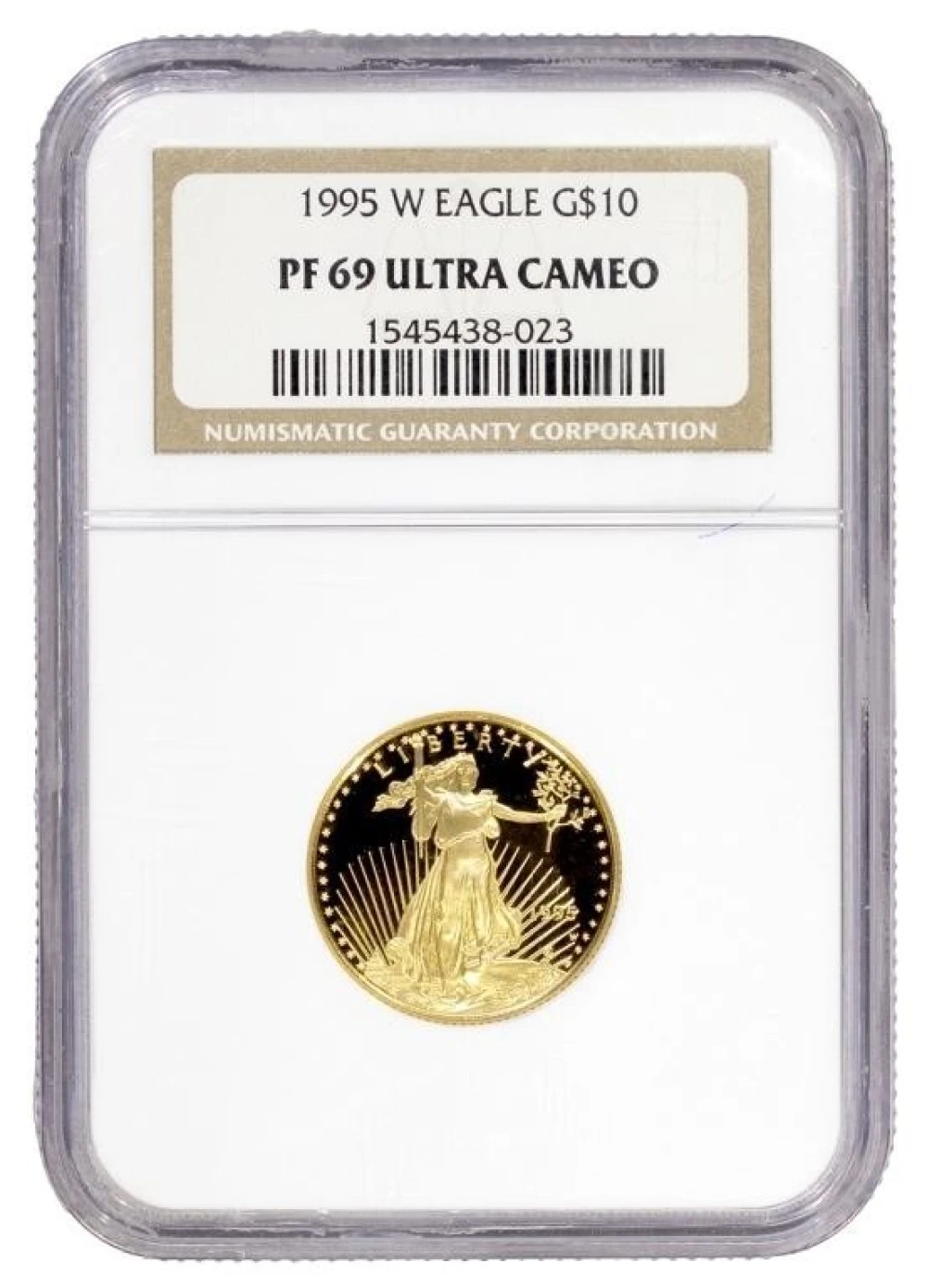 NGC PF-69 UC 1995-W 1/4 Oz Gold Eagle
