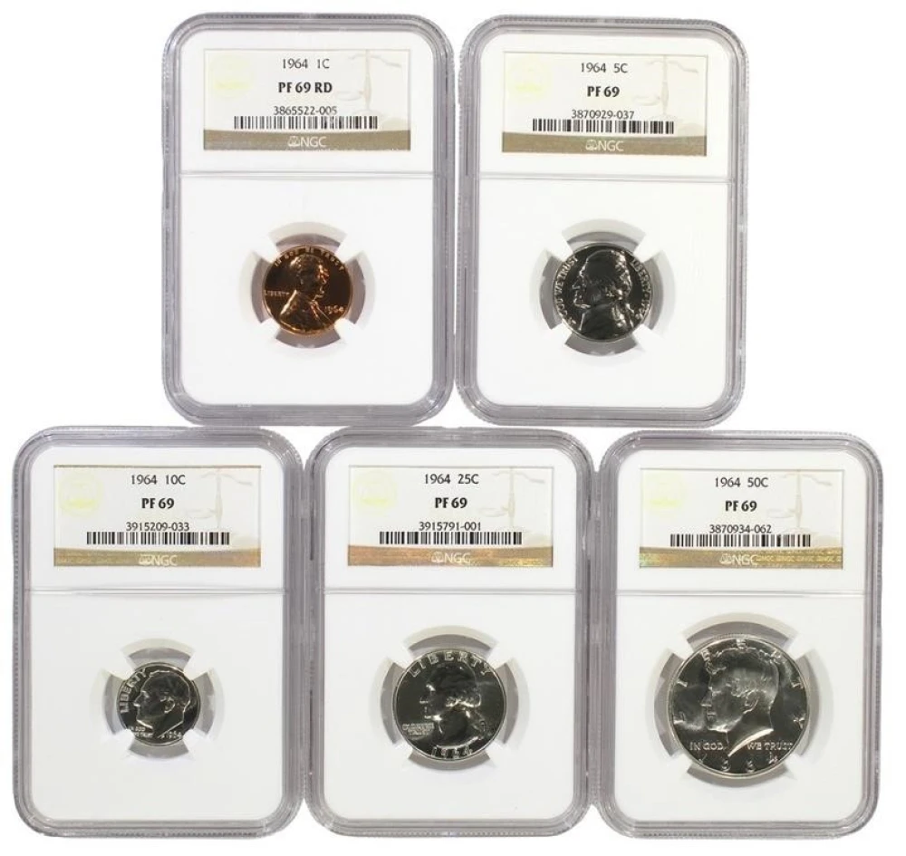 NGC Pf-69 1964 Proof Set