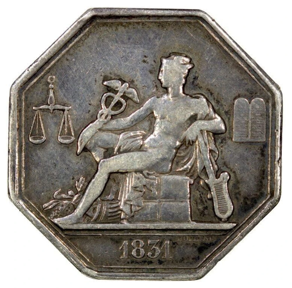 France. VF 1831 Silver Jeton