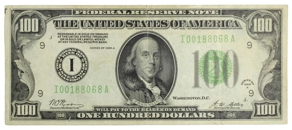 VF 1928A $100 FRM