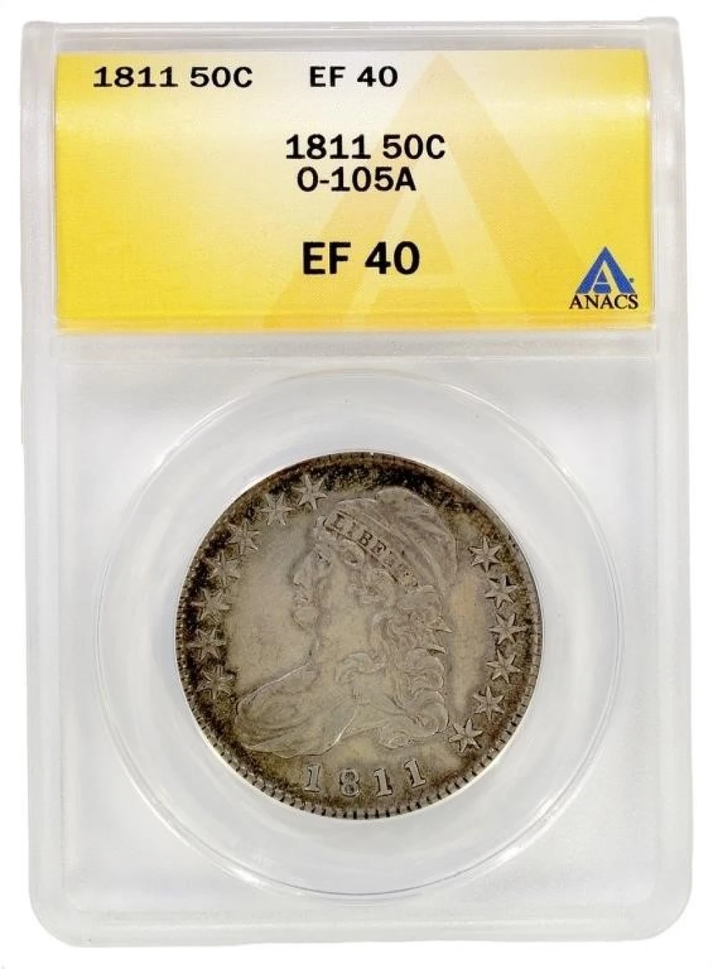 EF-40 1811 Bust Half Dollar