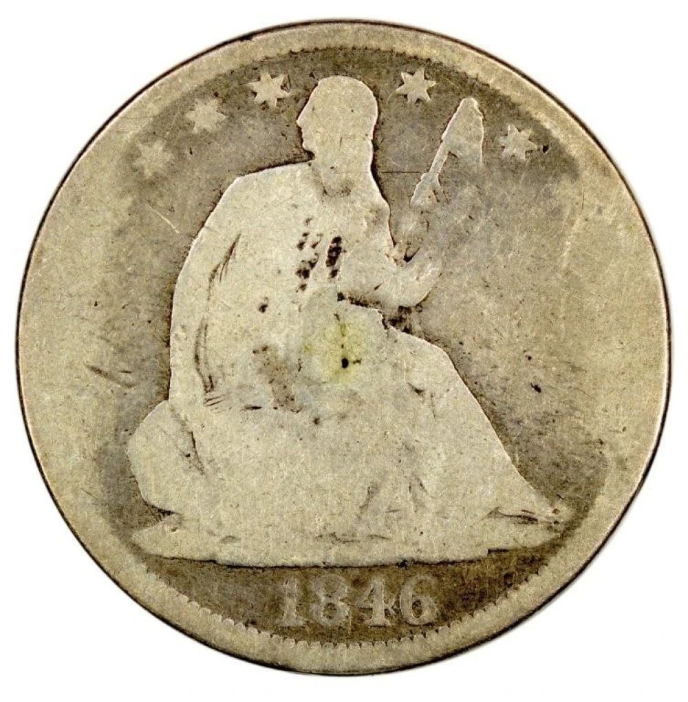 AG-3 1846-O Tall Date Half Dollar