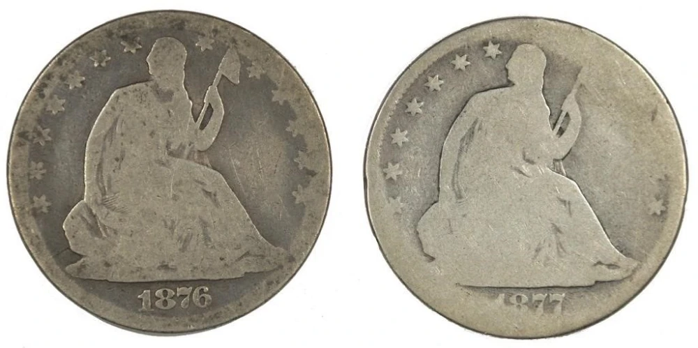 Carson City Half Dollar Pair