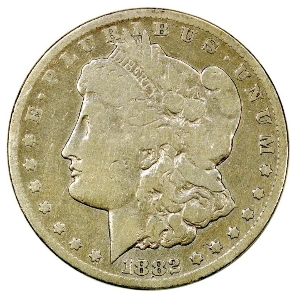 VG-8 Details 1882-CC Morgan Dollar